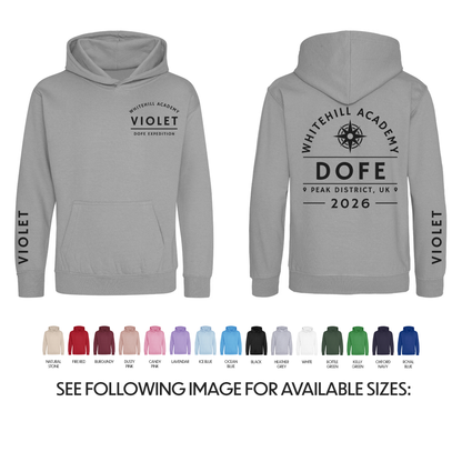 Personalised School Trip Hoodie - Customised Unisex College Residential Pullover - DofE