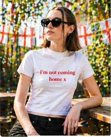 England Football Era Slogan Tee | Funny England Fan Shirt | Women’s Cropped T-Shirt | World Cup 2026