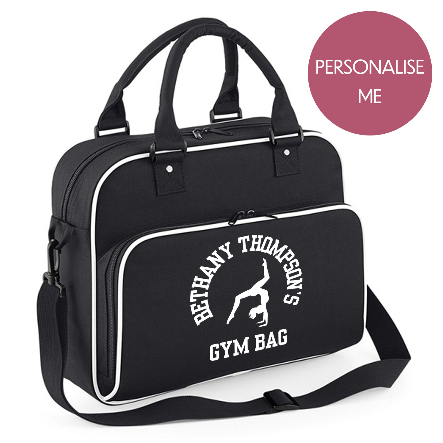 Personalised Kids Kit Bag - Custom Karate, Dance Bag for Girls, Sports Football Boot Bag for Boys, Gym Bag With Name