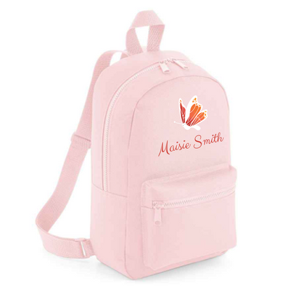 Personalised Kids 7L Backpack - Butterfly Design