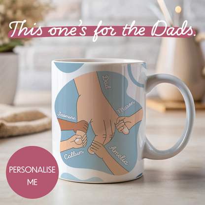 Personalised Mug - For Him - Family Hands Design