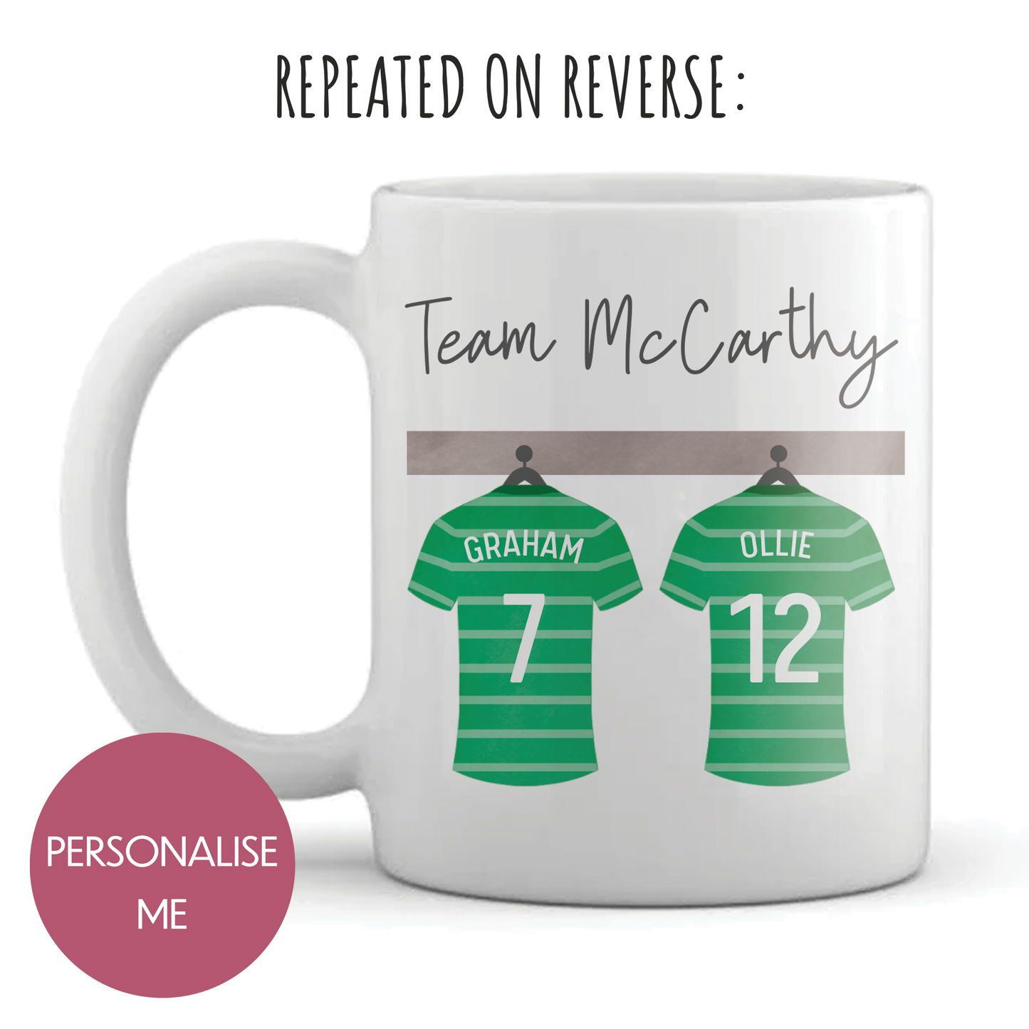 Personalised Mug - For Dad - Team *Family* Design