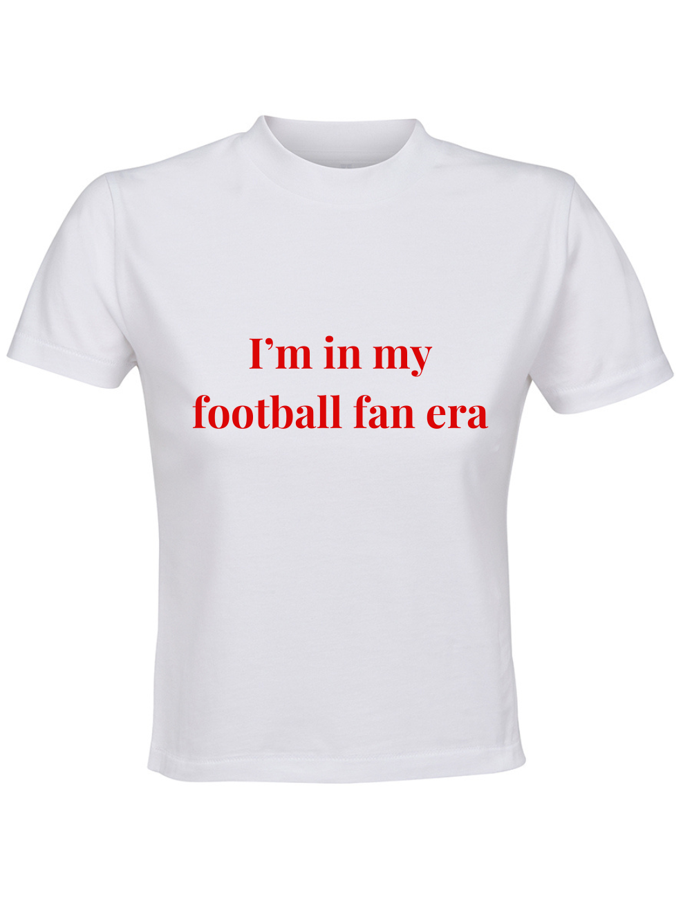England Football Era Slogan Tee | Funny England Fan Shirt | Women’s Cropped T-Shirt | World Cup 2026