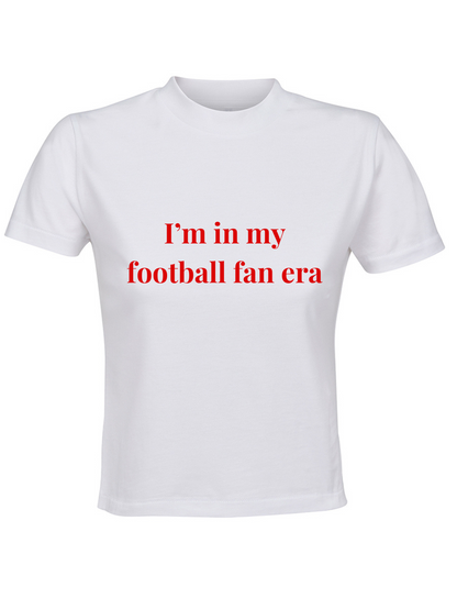 England Football Era Slogan Tee | Funny England Fan Shirt | Women’s Cropped T-Shirt | World Cup 2026