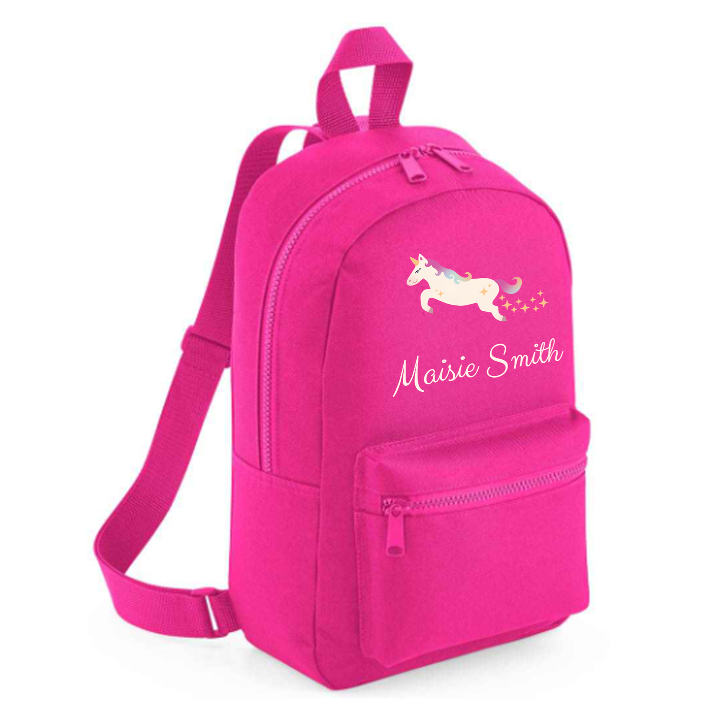 Personalised Kids 7L Backpack - Unicorn Design