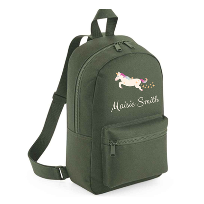 Personalised Kids 7L Backpack - Unicorn Design