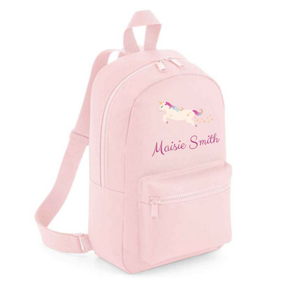 Personalised Kids 7L Backpack - Unicorn Design