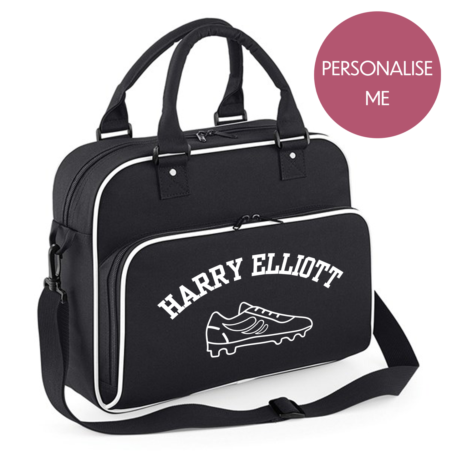 Personalised Kids Unisex Kit Bag - Custom Football Boot Bag for Boys, Sports, Gym Bag With Name, Girls Dance Gymnastics Bag