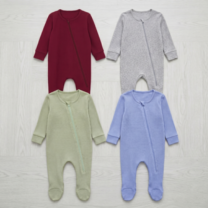Personalised Happy Diwali Ribbed Babygrow - Matching Family Spiritual Pyjamas - Fireworks Design