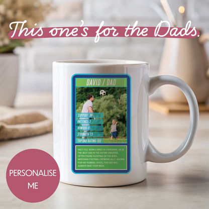Personalised Mug - For Dad - Top Dad Card Design