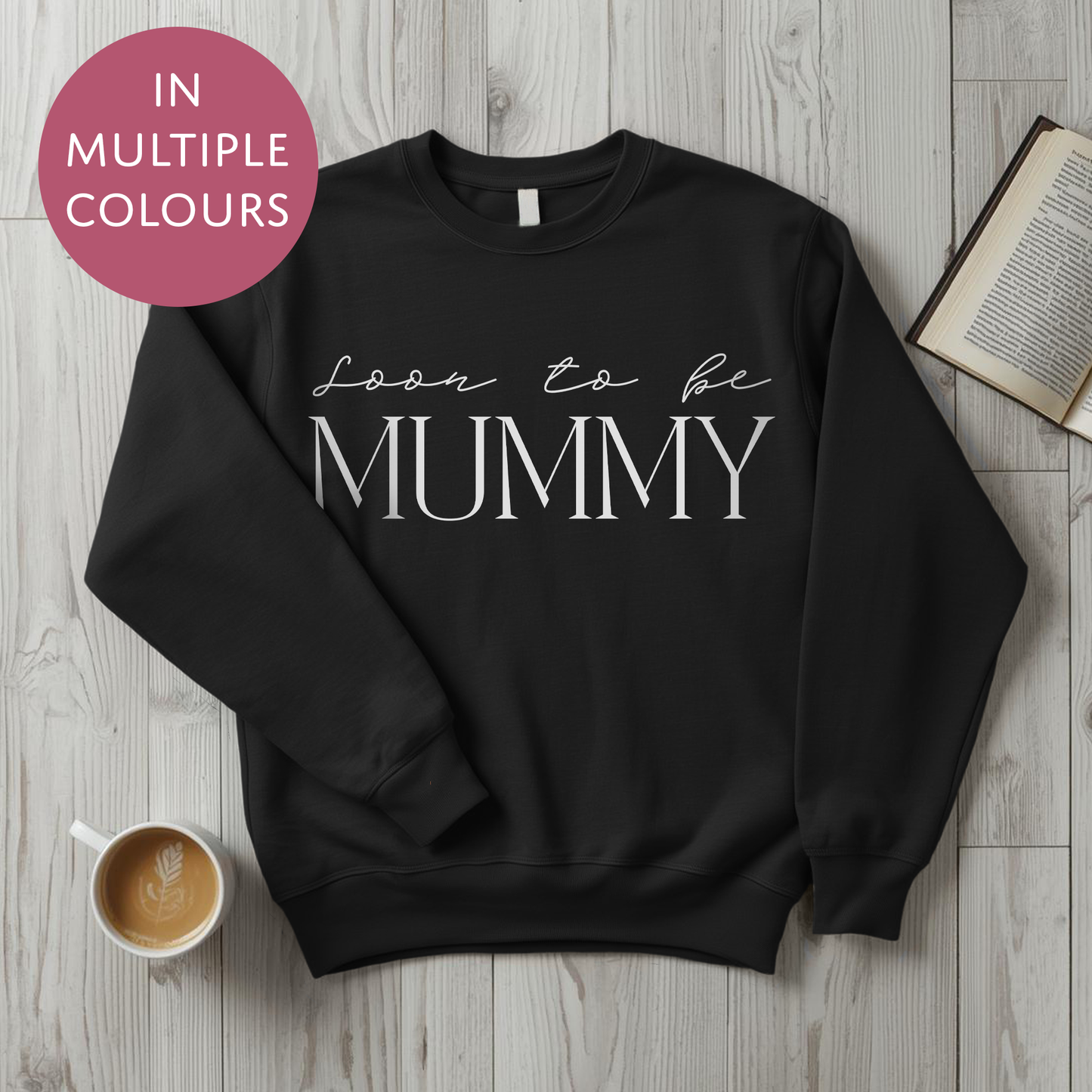Soon To Be Mummy Sweater - Baby Shower Announcement Gift - Custom Mothers Day Jumper