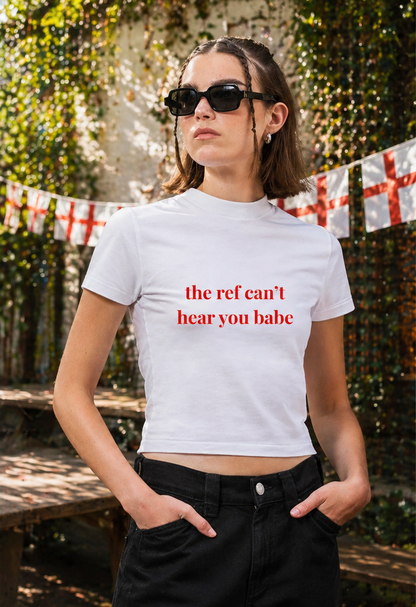England Football Era Slogan Tee | Funny England Fan Shirt | Women’s Cropped T-Shirt | World Cup 2026