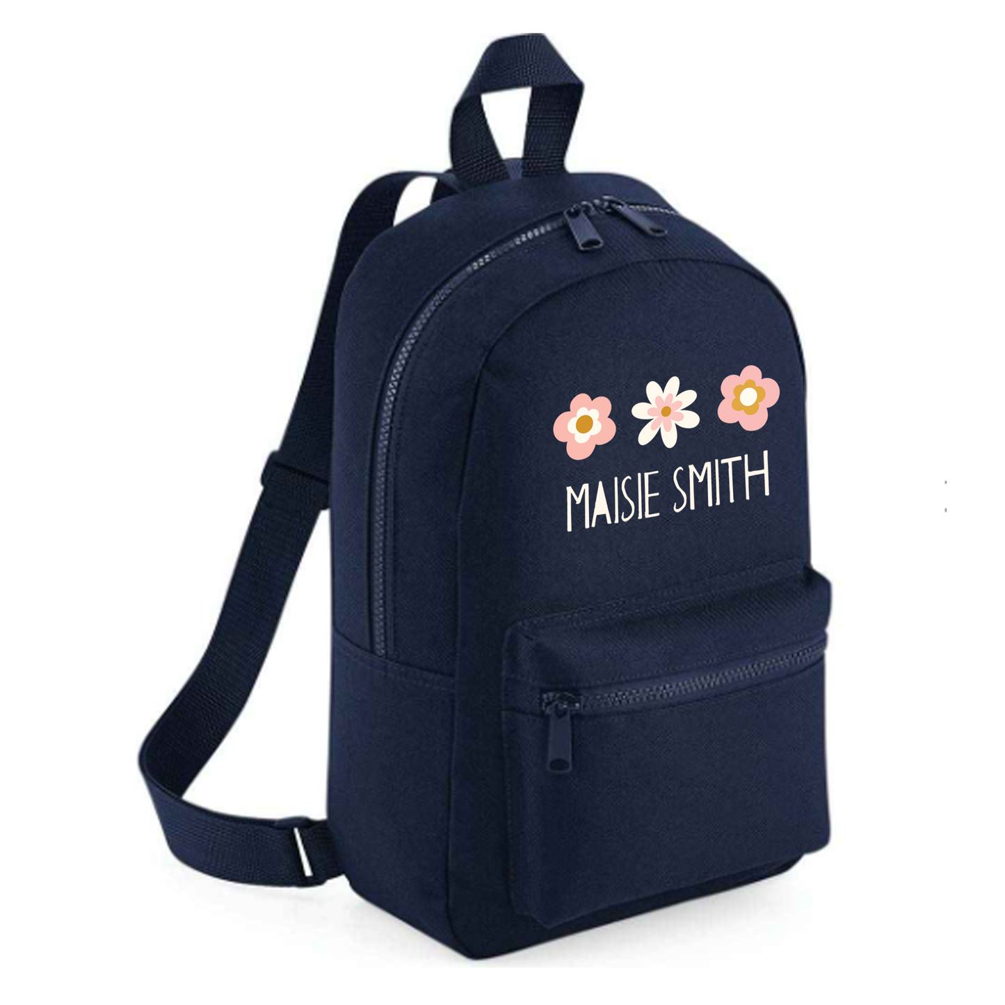 Personalised Kids 7L Backpack - Flowers Design
