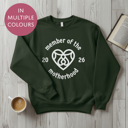 Personalised Motherhood Club Sweater With Custom Year - Cool Cult Mothers Day Gift For Mum