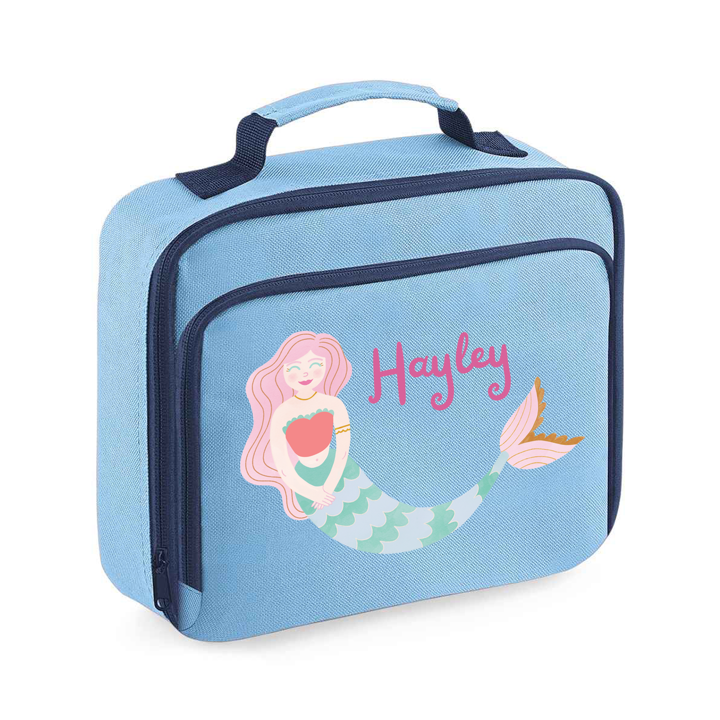 Mermaid-Themed Personalized Lunch Bag