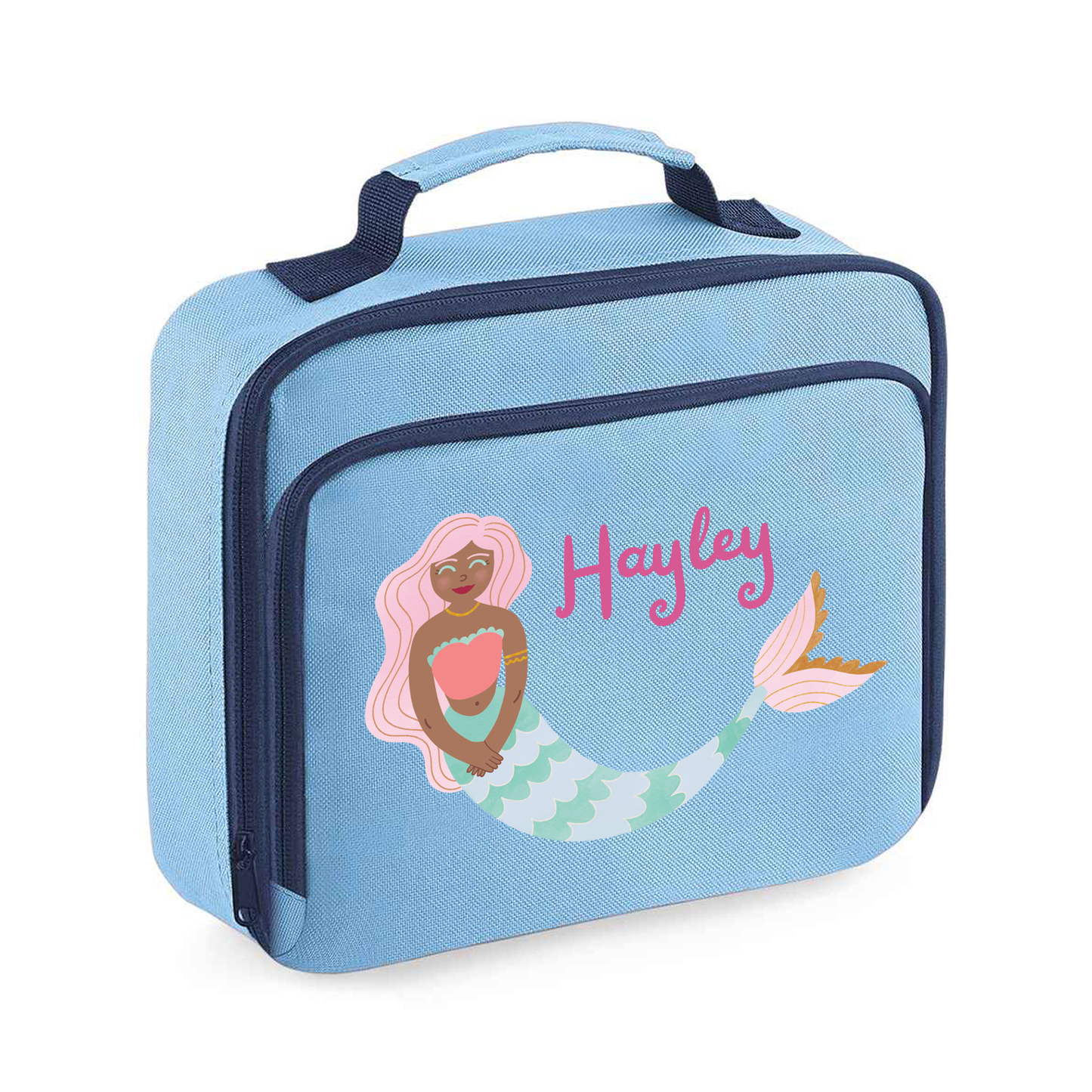 Mermaid-Themed Personalized Lunch Bag