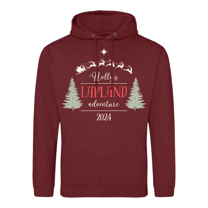 Lapland Festive Hoodie - Personalised - Kids & Adults - Christmas Hoodie - Unisex