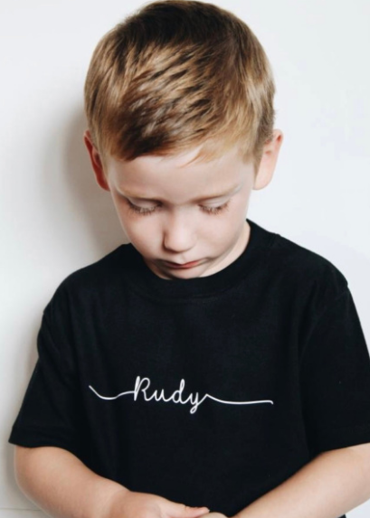 Monochrome Personalised T-Shirt