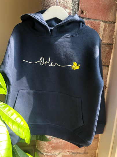 Personalised Bee Hoodie