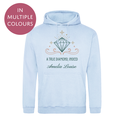 Personalised Bridgerton Inspired Hoodie / Sweatshirt - Diamond Jumper for Adults - Mutliple Colours