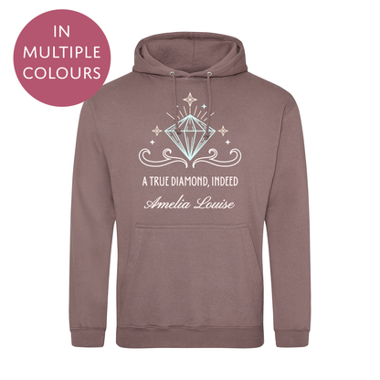Personalised Bridgerton Inspired Hoodie / Sweatshirt - Diamond Jumper for Adults - Mutliple Colours