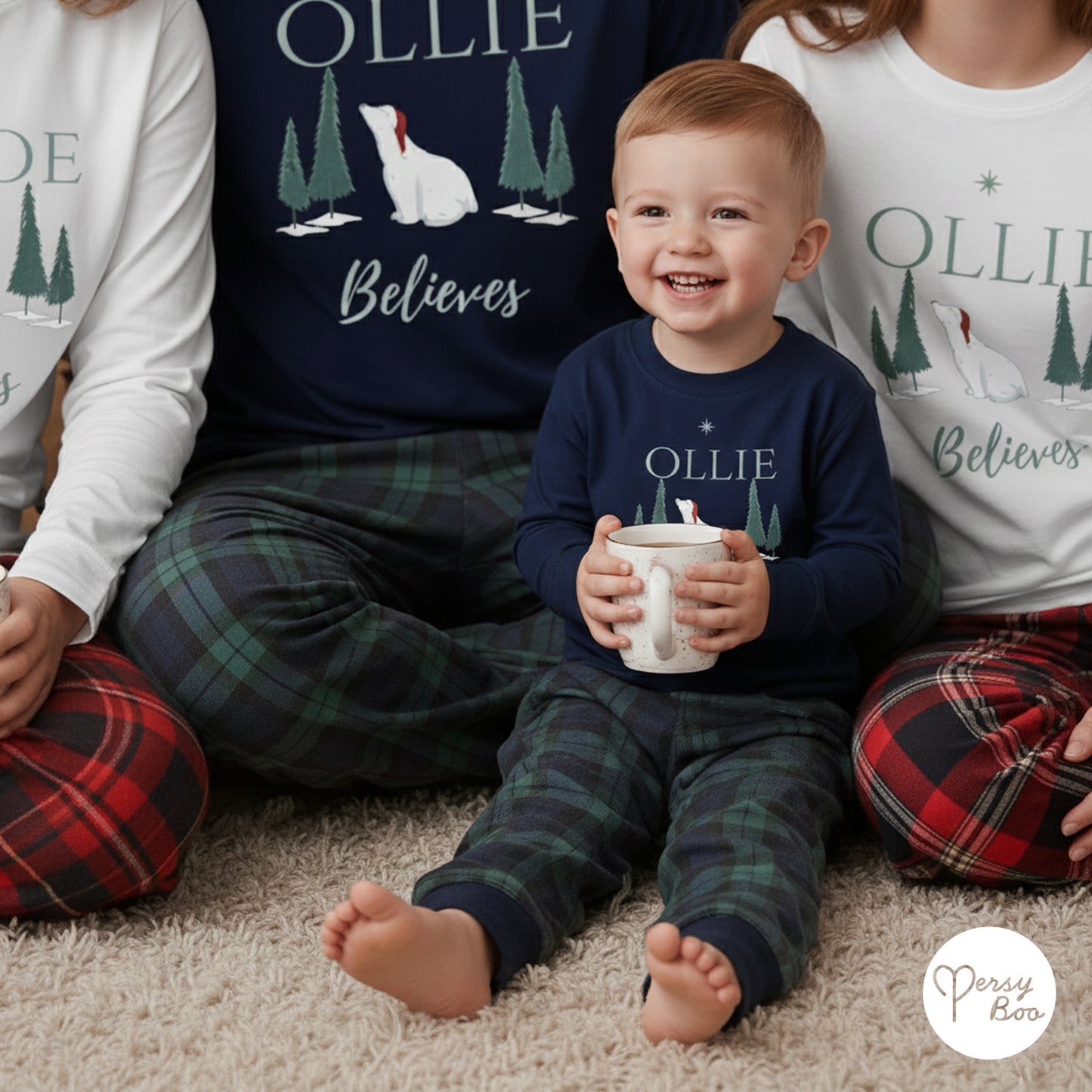 Personalised Family Christmas Pyjamas - Mix and Match Tartan Style