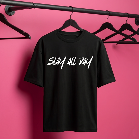 K-Pop Inspired Oversized Kids T-shirt - Trending Quote Top For Children