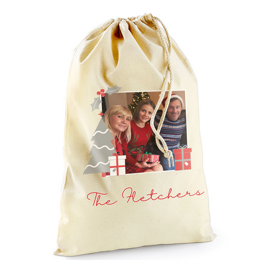 Personalised Christmas Memories Gift Sack