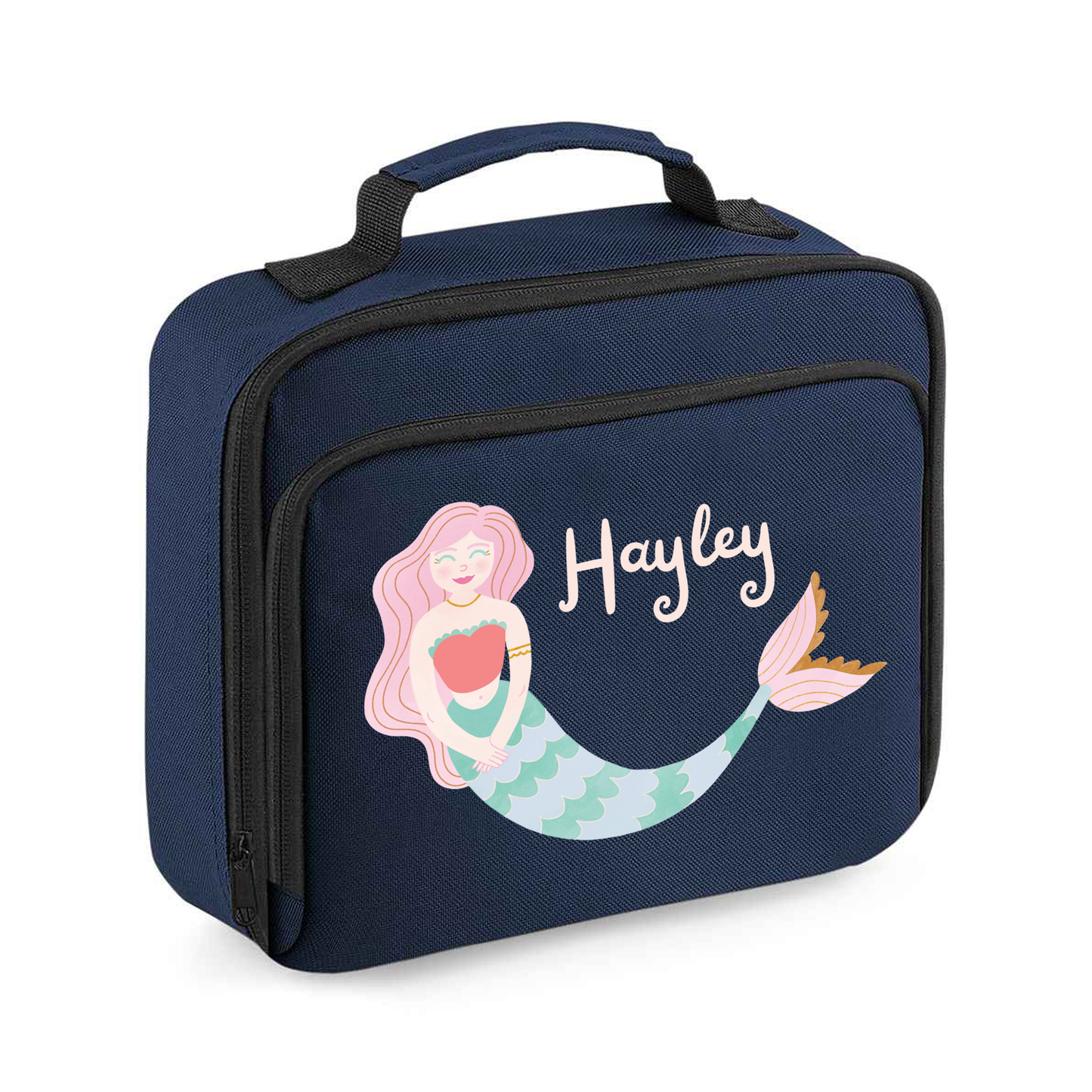 Mermaid-Themed Personalized Lunch Bag