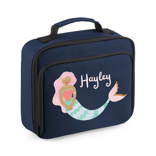 Mermaid-Themed Personalized Lunch Bag