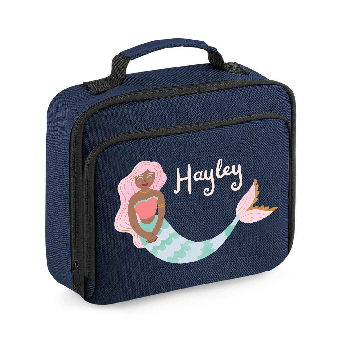 Mermaid-Themed Personalized Lunch Bag