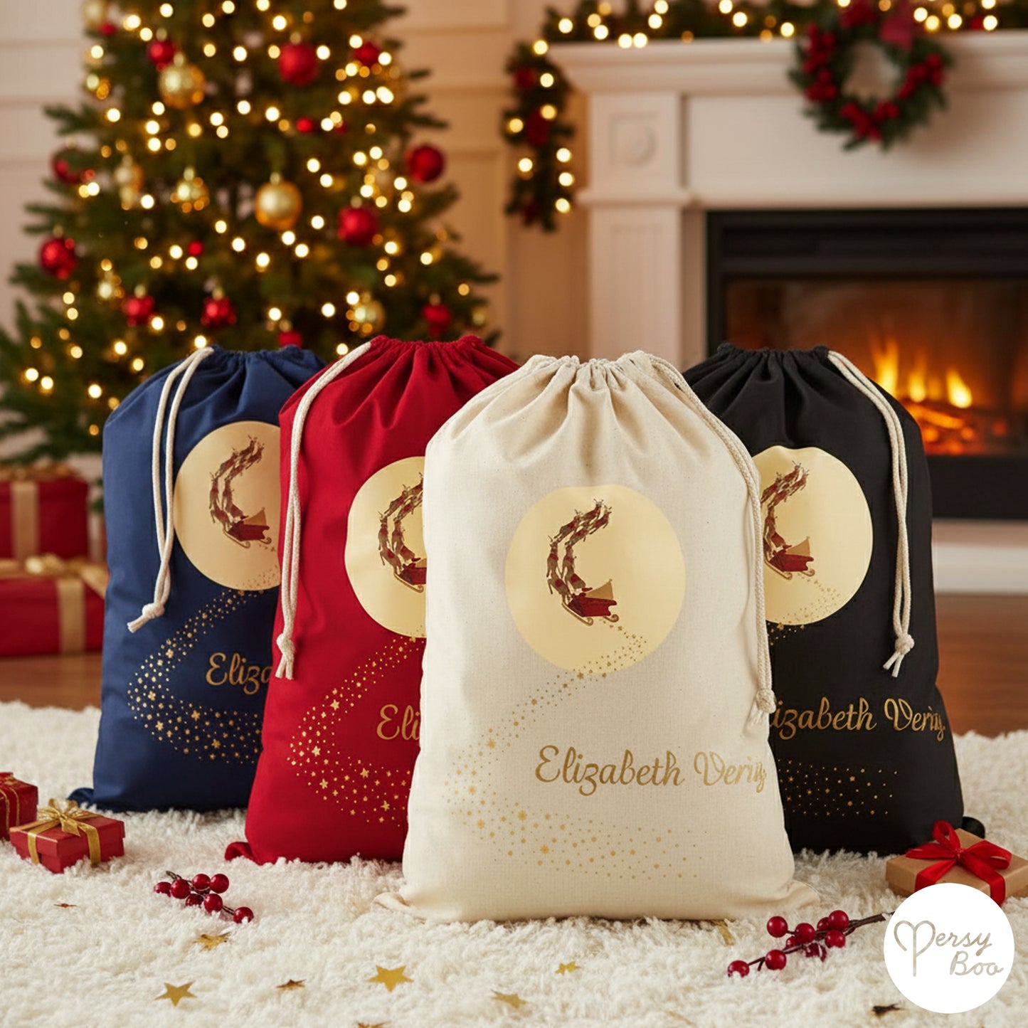 Personalised Christmas Santa Sleigh Sack