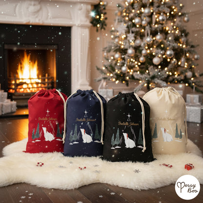Personalised Polar Bear Christmas Sack
