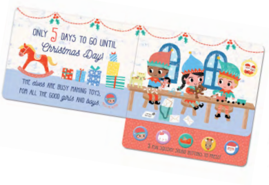 The Countdown to Christmas - Press and Play Sound Book