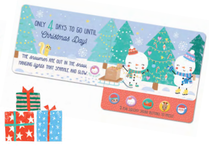 The Countdown to Christmas - Press and Play Sound Book