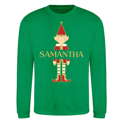 Elves Design - Personalised - Christmas Sweatshirt / Jumper