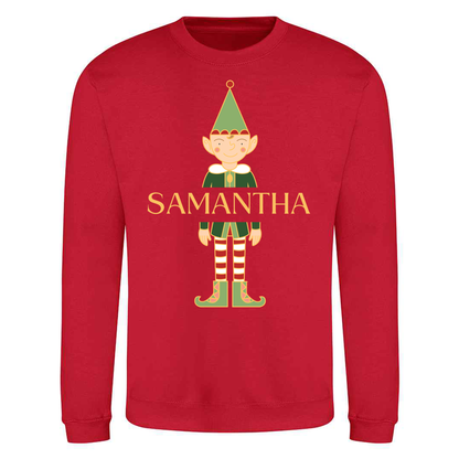 Elves Design - Personalised - Christmas Sweatshirt / Jumper