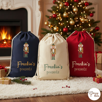 Nut Cracker Christmas Sack