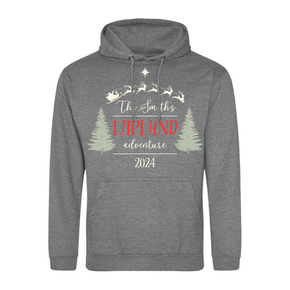 Lapland Festive Hoodie - Personalised - Kids & Adults - Christmas Hoodie - Unisex