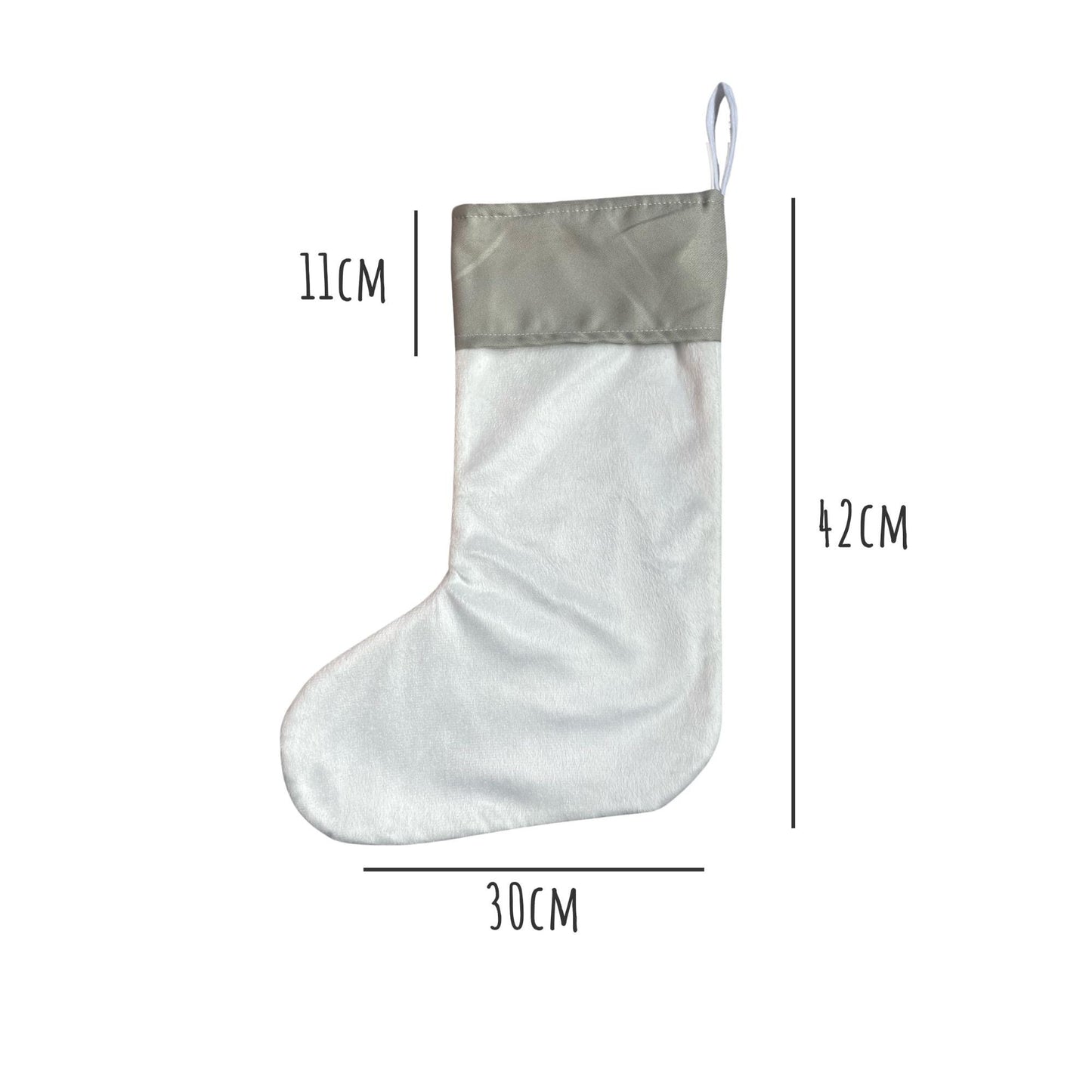 Blank Christmas Stocking