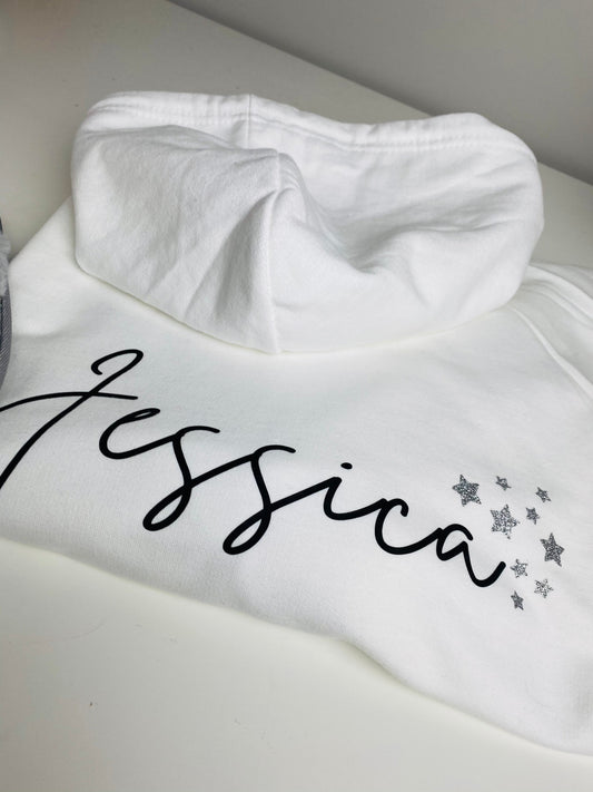 Personalised star name hoodie