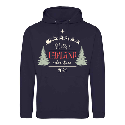 Lapland Festive Hoodie - Personalised  - Kids & Adults - Christmas Hoodie - Unisex