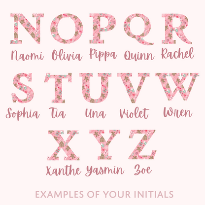 Personalised My Sweet Christmas Gift Sack - Initials Design